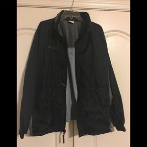 Columbia WindBreaker Jacket in Black and Grey